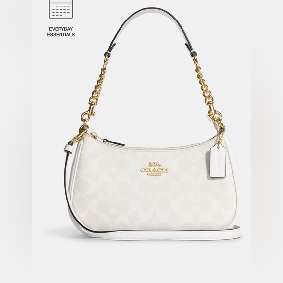 NWT Coach Teri Shoulder Bag  & Detached Strap - Picture 4 of 16